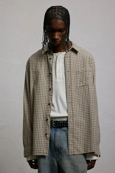 H&M Loose Fit Flannel shirt