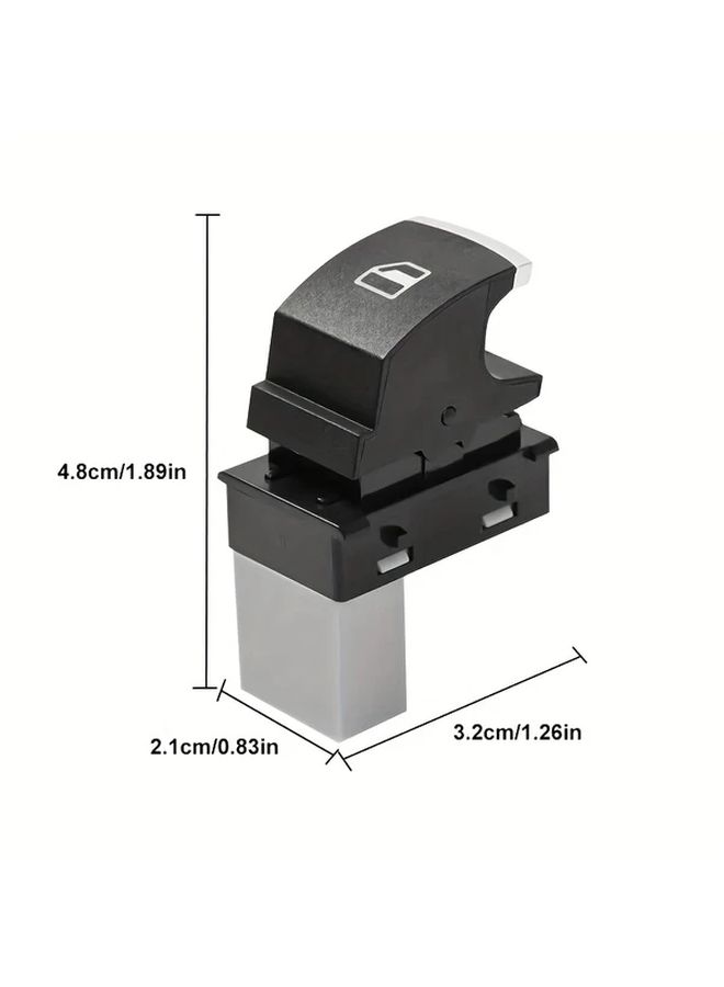 Black Electric Power Window Switch Control Button For Volkswagen Jetta Tiguan Golf MK5 MK6 Passat Touran For Seat MK2 5K0959855 No Battery Included - Image 2