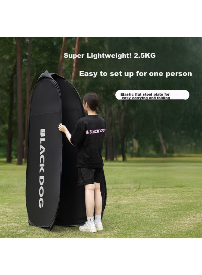 Black Dog Foldable Lightweight Camping Tent For Outdoor Camping, Portable Shower, Mobile Toilet, Changing Clothes And Swimming - Image 1