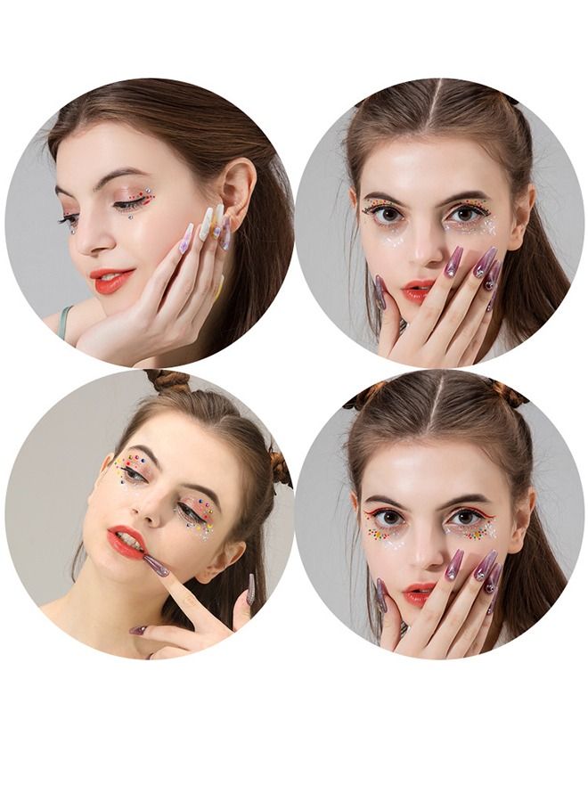 1 Sheets Of Eye Liner Sticker Multicolour - Image 3