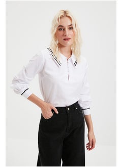 Blouse - White - Regular fit