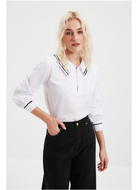Blouse - White - Regular fit