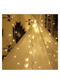 يوويل ضوء رمضان أبيض دافئ LED ضوء خرافي خارجي مقاوم للماء ضوء خرافي للأشجار والحفلات ديكور داخلي وخارجي للمنزل والحديقة ديكور 5 متر 50 LED ضوء زينة رمضان  - Image 2