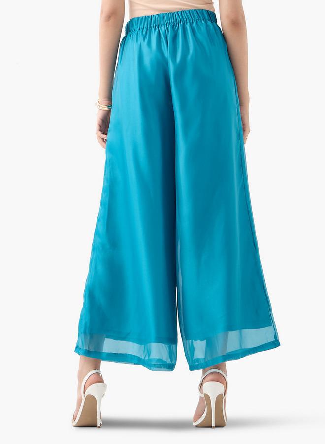 ايكونيك بنطلون بالازو نسائي بخصر مطاطي - Image 3