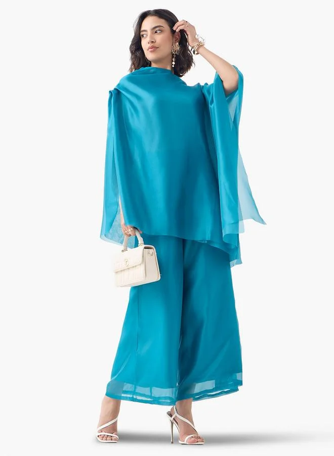 Iconic Iconic Palazzo with Semi-Elasticated Waistband