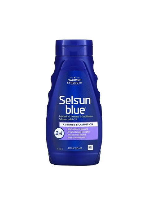 2-in-1 Anti-dandruff Shampoo & Conditioner, Selenium Sulfide 1%