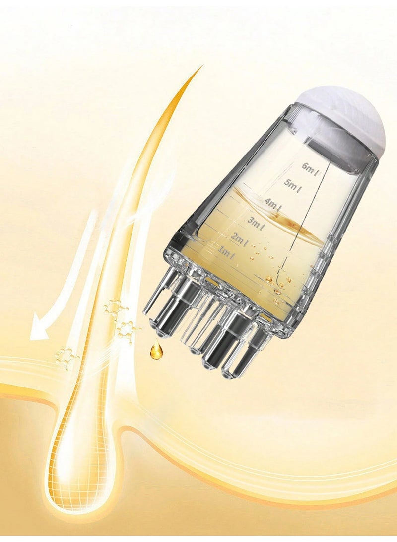 Hair Oil Dispenser Bottle with Comb – Nourishes Roots & Treats Hair Loss - Image 3