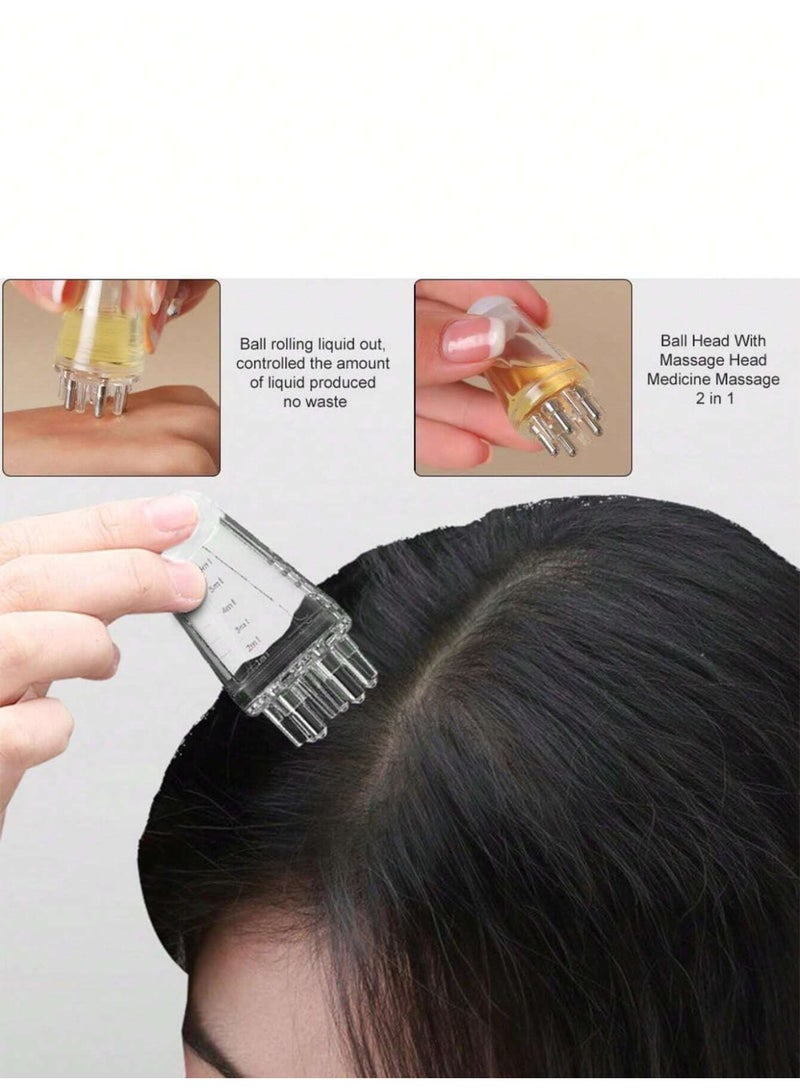 Hair Oil Dispenser Bottle with Comb – Nourishes Roots & Treats Hair Loss - Image 2