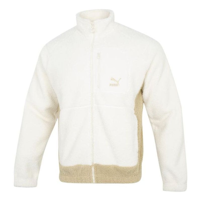 PUMA Das CC Stand Collar Jacket 'White' - Image 1