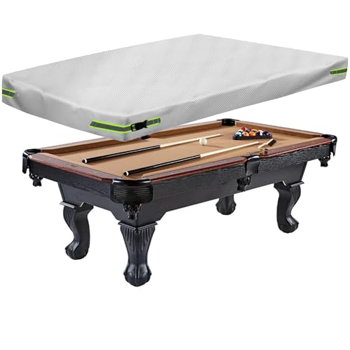 OUTTDID Pool Table Cover 9ft - Billiard Table Cover, 600D Waterproof Covers for Billiard Pool Table, Heavy Duty Scratched-Free UV Protection Snooker Furniture Table Cover - 9 Feet - Image 2