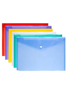 Generic Folder File 6pcs A4 Plastic 6 Colors 