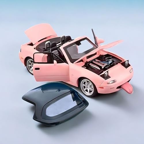Mzexoma Mazda Miata MX5 Toy Car 1/32 Diecast Model Cars, Car Toys for Kids Age 4-7 Miata Gift for Boys Girls,Pull Back rc Sports car with Lighting & Sound (Pink) - Image 2