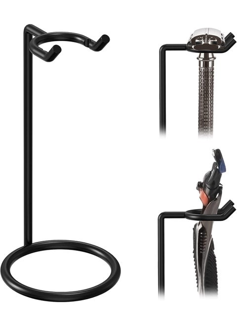 Linkidea Stainless Steel Safety Razor Stand, Men's Travel Shaving Razor Holder Compatible with Long Handle Safety Razor, Fusion 5 Proshield (Black)
