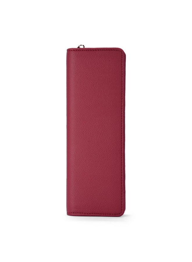 Essart PU Leather Key Pouch Case Wallet Keychain Holder for Men & Women - Durable Bank Locker (KH-42410-Brown::Cherry) - Image 5