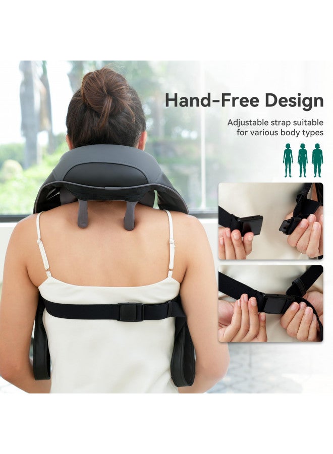 Snailax Snailax Cordless Neck Shoulder Massager with Soothing Heat, Upgarded 4D Deep Tissue Kneading, FSA HSA Eligible, Shiatsu Neck Back Massager Pillow for Neck, Traps, Back, Gifts for Men Women Mom Dad  - Image 4