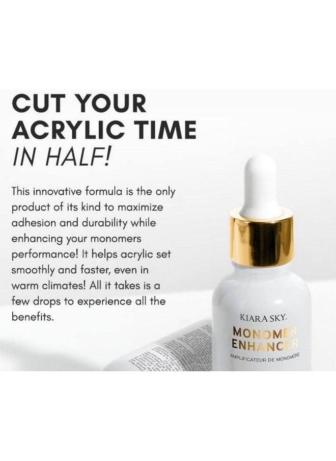 KIARA SKY - Monomer Enhancer Increases Monomer Efficiency And Speeds Dry Time For Fast Setting Acrylic 1.7 Fl Oz - Image 1
