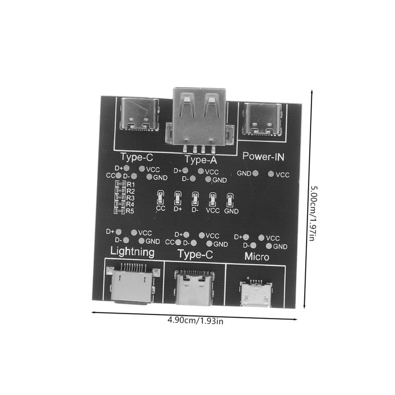 Multifunction Portable USB C Cable Tester Board Voltage Current Data Wire Test Tool - Image 3