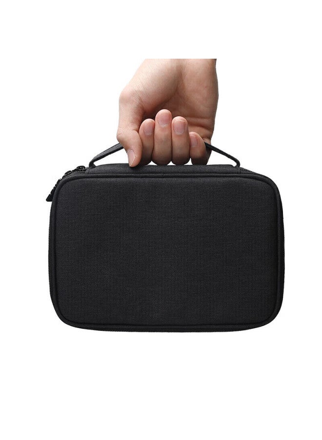 BUBM Biyoumei Multifunctional Cable Storage Pouch, Laptop Power Cord Organizer, Digital Storage Case For Earphones, Usb Drives, And Chargers, Protective Cloth Bag, Dgs Small Size Black - Image 3