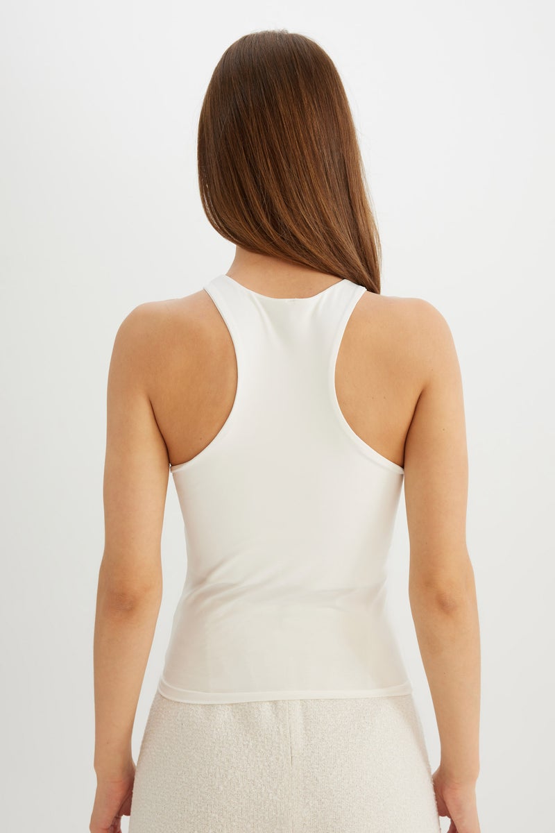 DeFacto Woman Slim Fit Halter Neck Tank Top  - Image 3
