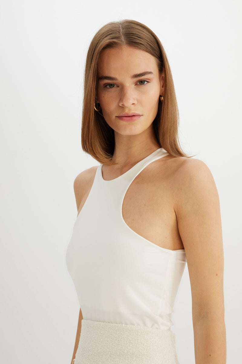 DeFacto Woman Slim Fit Halter Neck Tank Top  - Image 5