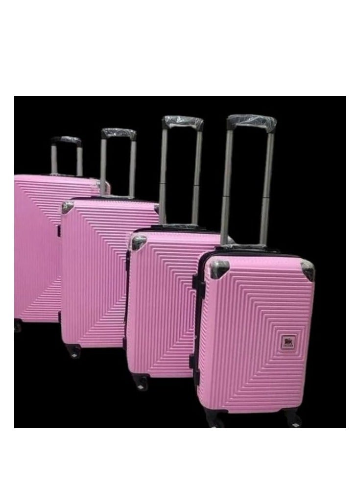 Four Travel Bags 18" 20" 24" 28" Sizes Meet All Needs Made Of Fibre Divided Inside Lined Inside Unique Experience  - Image 5