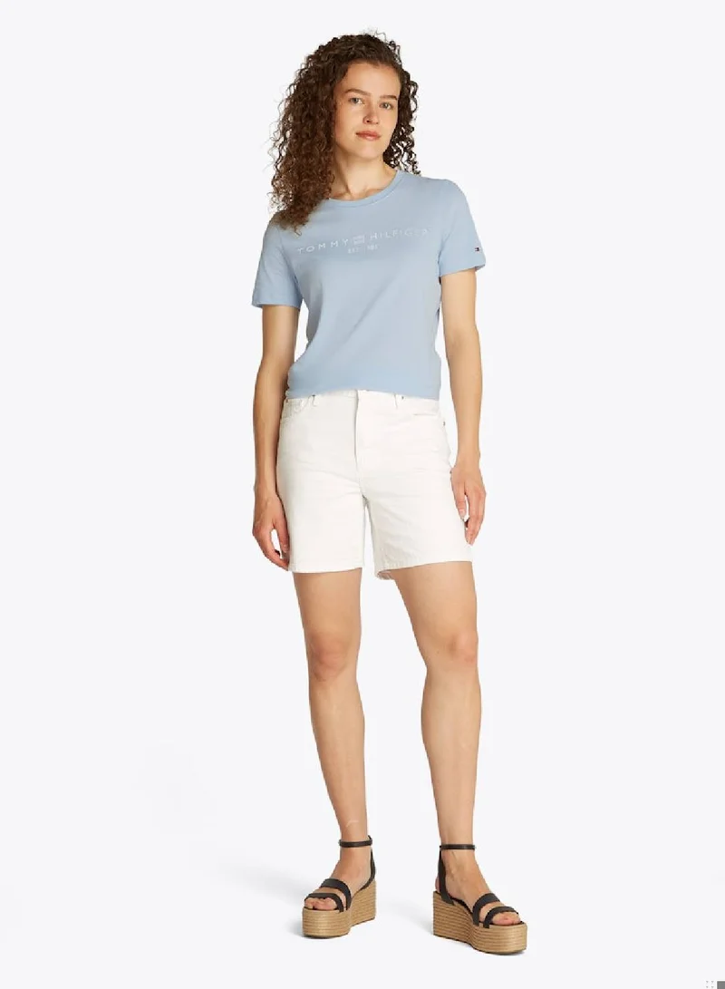 TOMMY HILFIGER Curve Signature Logo Flag T-Shirt