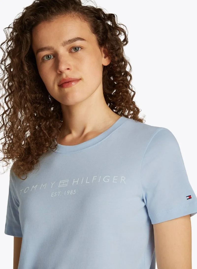 TOMMY HILFIGER Curve Signature Logo Flag T-Shirt