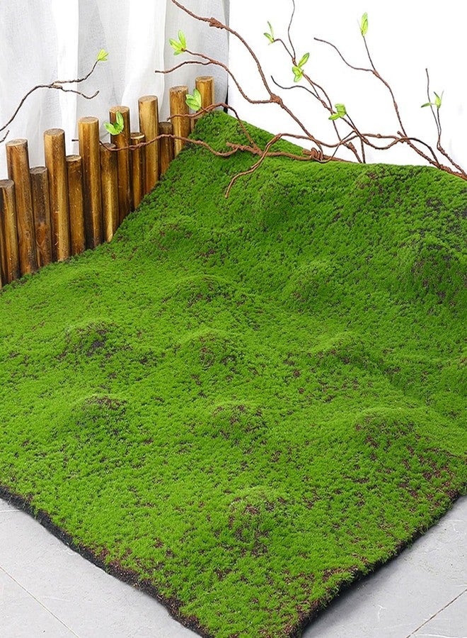 NAHARO Artificial Moss Mat - Realistic Faux Green Moss Grass for Indoor & Outdoor Decor - Soft, Lush & Natural Looking Turf for Fairy Gardens, Home, Office, Patio, Wedding & DIY Crafts - Image 2