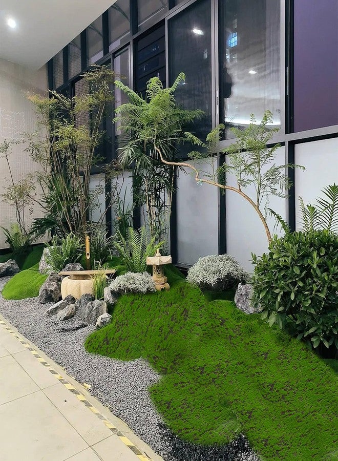 NAHARO Artificial Moss Mat - Realistic Faux Green Moss Grass for Indoor & Outdoor Decor - Soft, Lush & Natural Looking Turf for Fairy Gardens, Home, Office, Patio, Wedding & DIY Crafts - Image 4