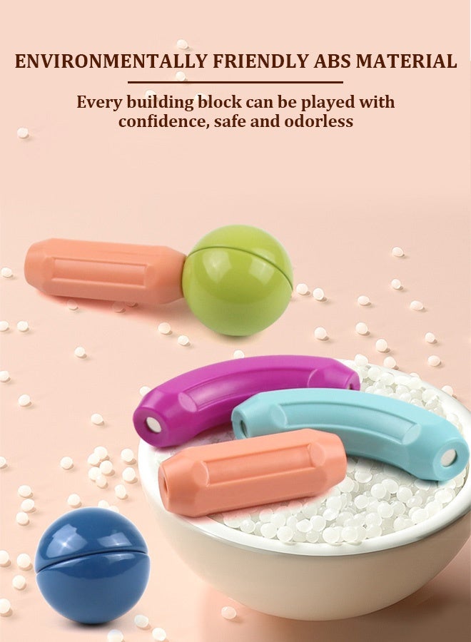 64 Pieces Magnetic Building Sticks Blocks Toy for Creative Kids  - Image 4