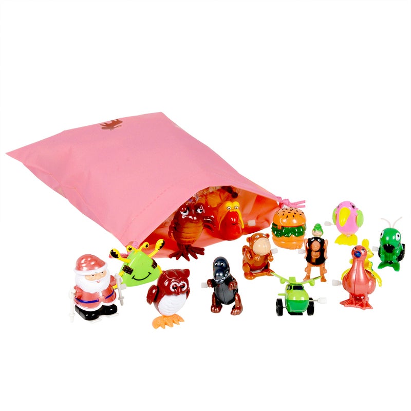 Nunkitoy Wind Up Toy28 Pack Assorted Clockwork Toy Set Wind Up Animal Party Favors Toy Great Gift for Boys Girls Kids ToddlersContents and Color May Vary - Image 3