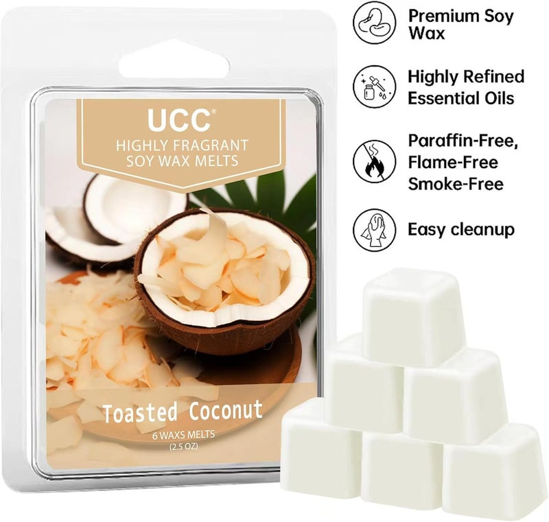 UCC Premium Wax Melts, Variety Fragrance Melts, Scented Soy Wax Melts Cubes, Natural Plant Based Highly Scented Wax Melts Tarts, 4 Pack - Image 3