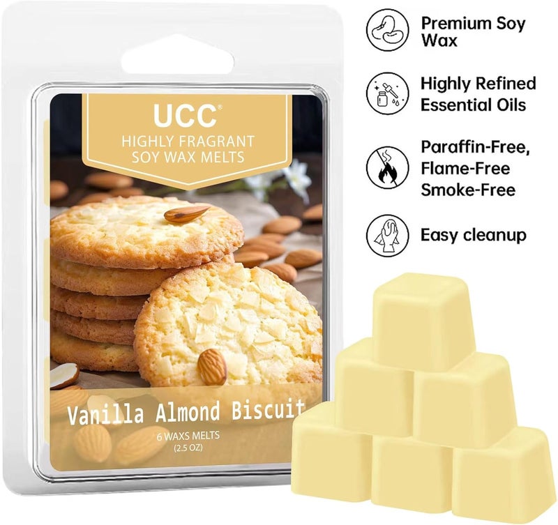 UCC Premium Wax Melts, Variety Fragrance Melts, Scented Soy Wax Melts Cubes, Natural Plant Based Highly Scented Wax Melts Tarts, 4 Pack - Image 2