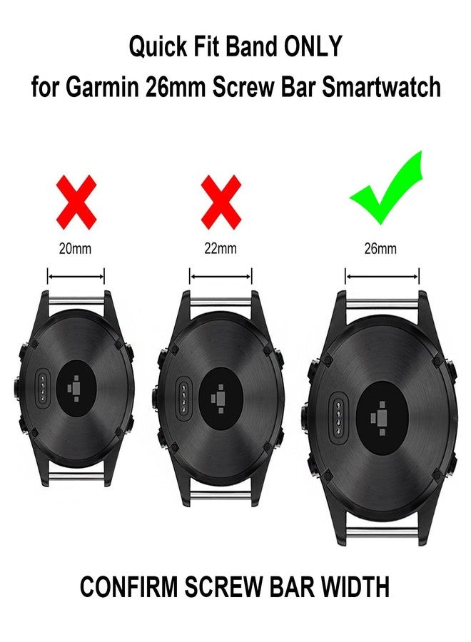 TRUMiRR Band for Fenix 8 51mm / 7X / 6X Pro / 5X Plus, 26mm Titanium Metal Watch Band Quick Fit Strap for Garmin Tactix 8 51mm / Instinct 3 Solar 50mm / Enduro 3 - Image 5