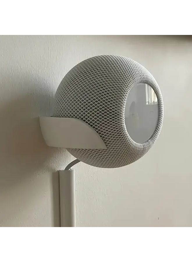 حامل حائط أبيض بسيط لسماعة HomePod المصغرة - Image 1