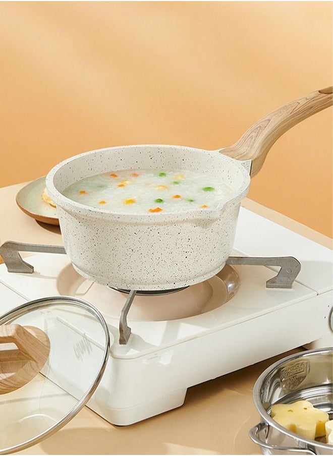MITOYO - 8-Piece Non-stick Coating Cookware Set - Aluminum Alloy Material - Pot and Pan - Casserole, Stockpot, Deep Frying Pan - Image 1