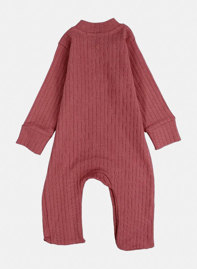 Unisex Ribbed Cotton Baby Footie - Image 2