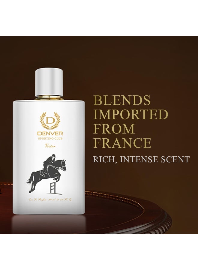 DENVER Sporting Club Victor Perfume For Men - 100ML | Premium & Long Lasting Perfume | Eau De Liquid Parfum - Image 4