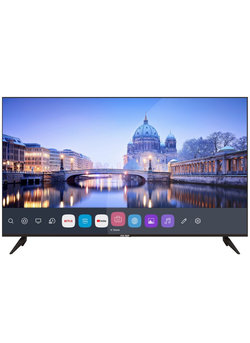 STAR TRACK 50" 4K Smart TV | webOS Hub, Bezel less, Magic Remote, Bluetooth, Netflix, YouTube, Satellite Receiver  - Image 2