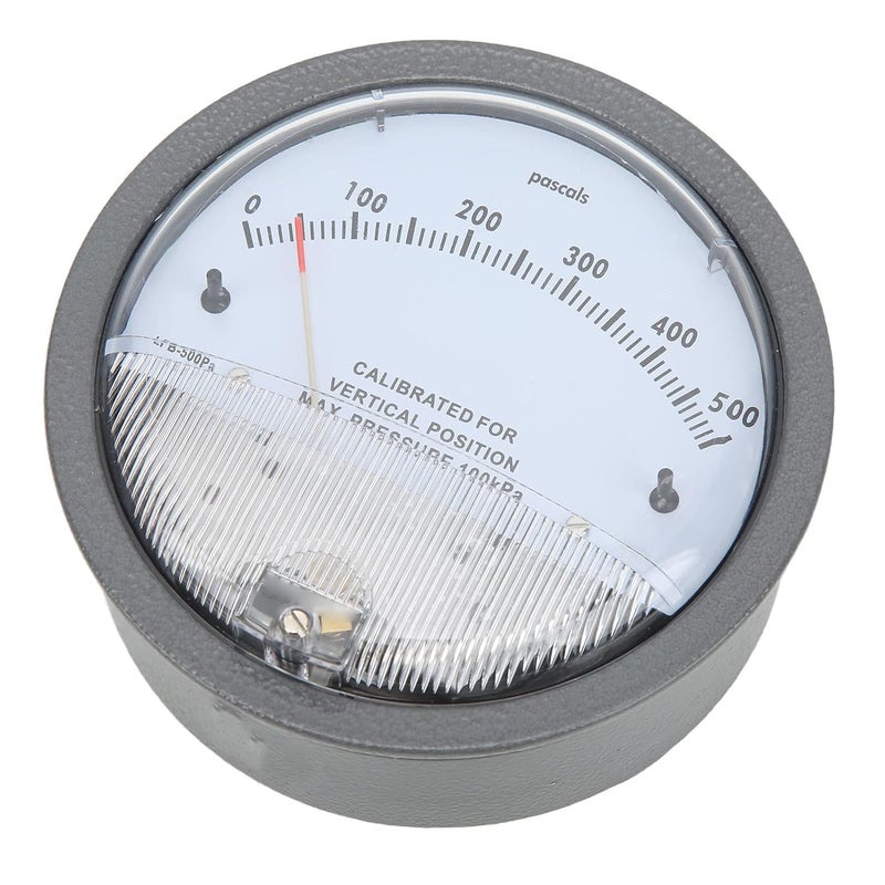 مقياس فرق ضغط الألومنيوم 1 8 بوصة NPT مع نافذة عرض واضحة - Image 5
