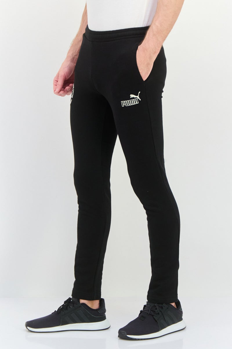 PUMA سروال تدريب ضيق للرجال، أسود - Image 2