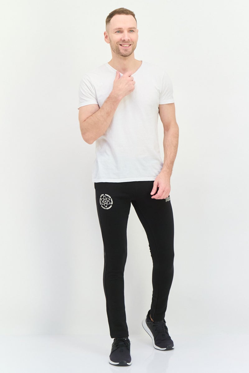 PUMA سروال تدريب ضيق للرجال، أسود - Image 4