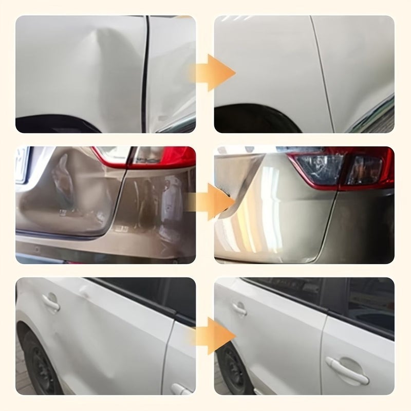 مجموعة أدوات الكوب الهوائي الأبيض مع المallet لإصلاح العيوب على السيارات والثلاجات والcycles النقالة - Image 3