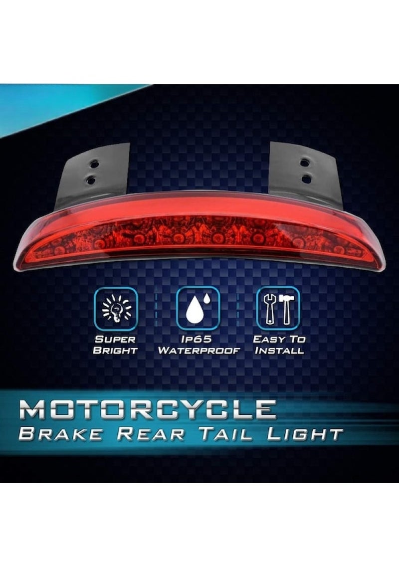 Red LED stop running brake taillights Harley Sportster Xl 1200n 883n Xl1200v Xl1200x red lens - Image 5