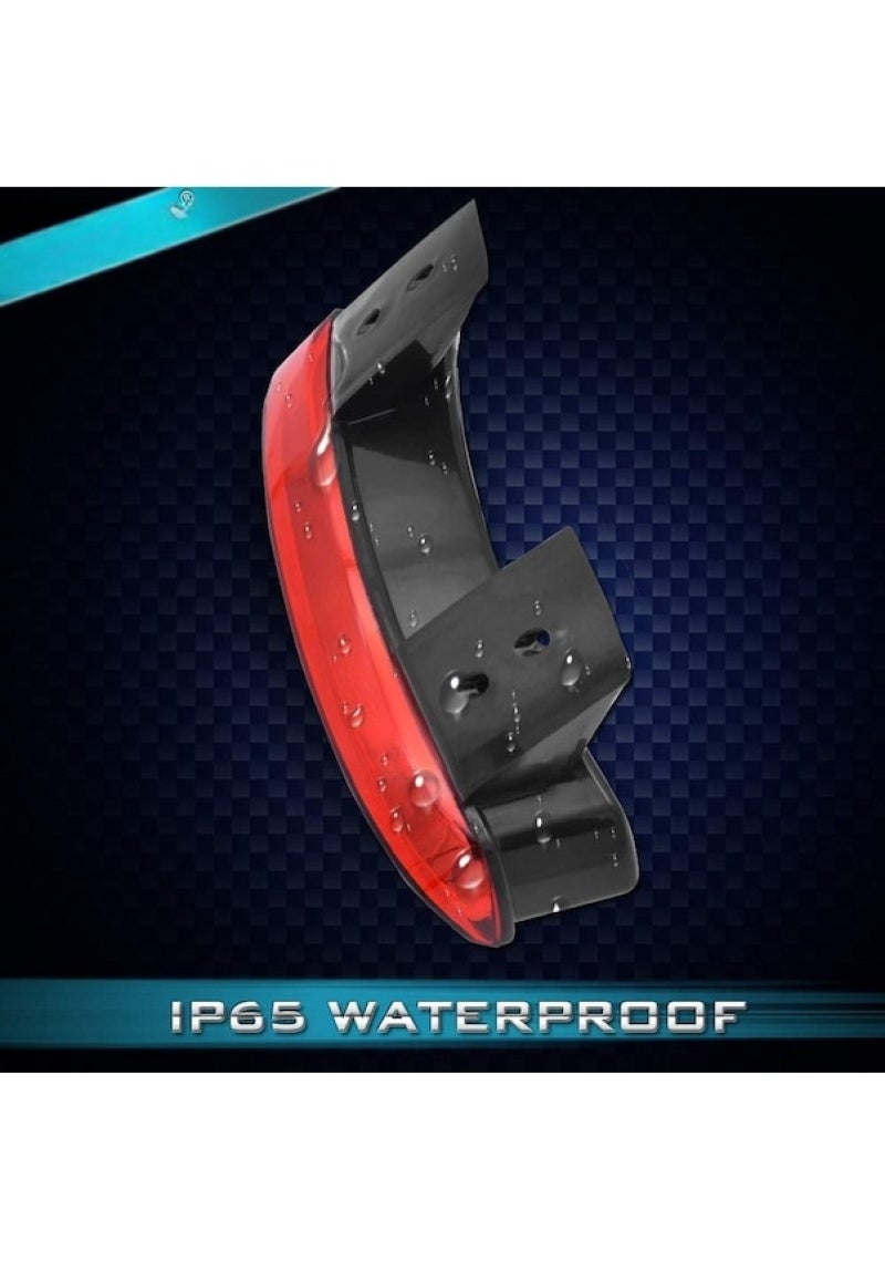 Red LED stop running brake taillights Harley Sportster Xl 1200n 883n Xl1200v Xl1200x red lens - Image 3