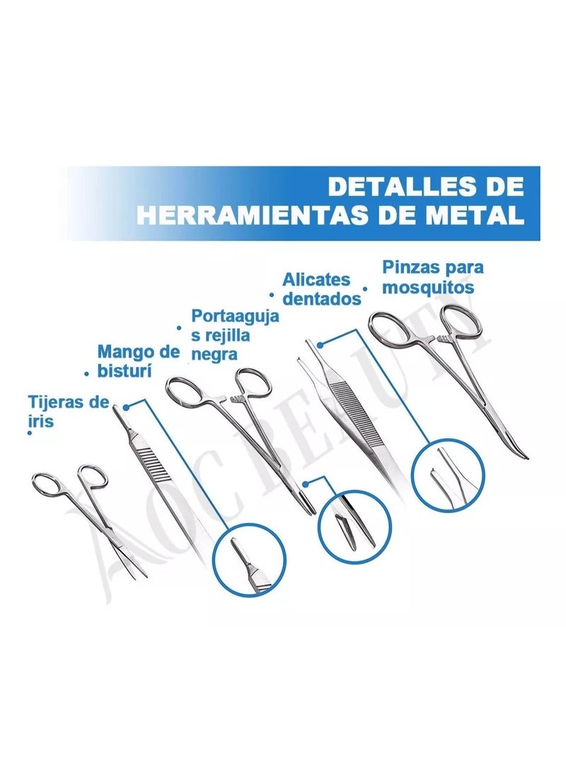 Surgical Suture Exercise Training Kit for Suture Training Skin Operate Suture Practice Model Training Pad Scissors Tool Kit - Image 4