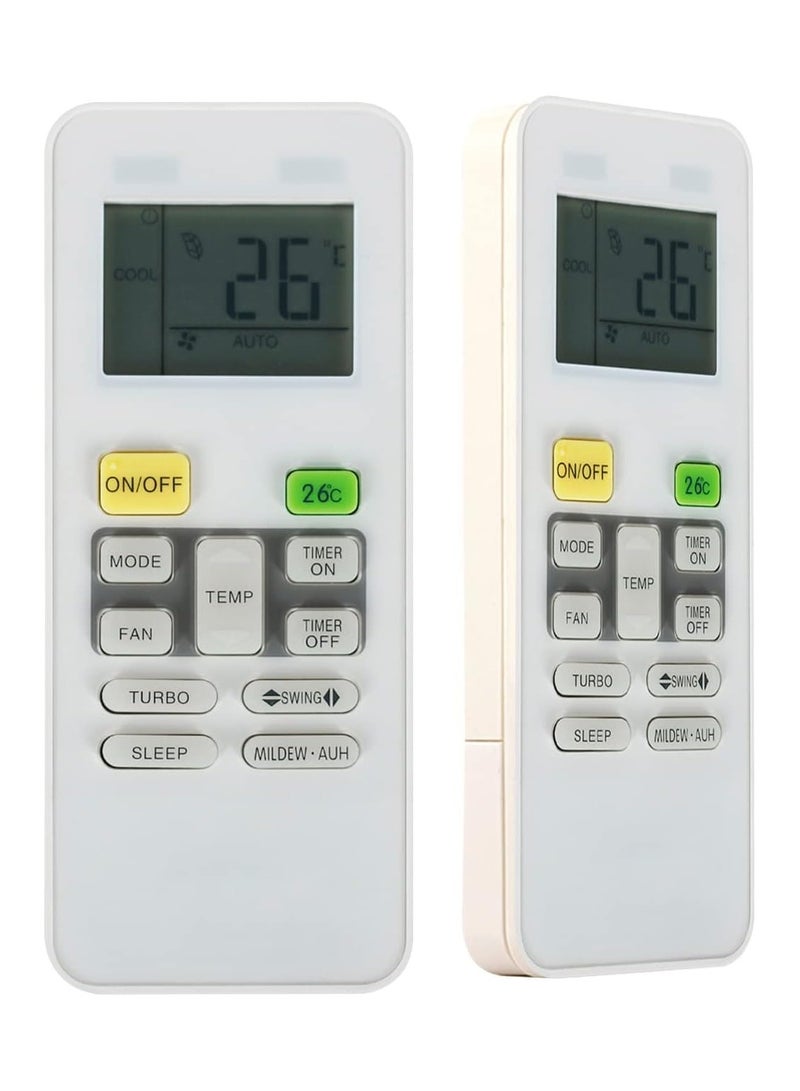 Huayu Universal Air Conditioner Remote for Midea Remote Control A/C Air Conditioning for All Model R06/BGCE R06/BGE R51/E R51/CE R51M/CE R51D/E R51M/BGE RG52B/BGE RG52B/BGCE R11CG/E R11HG-E R11HG/E R09C/BG - Image 1