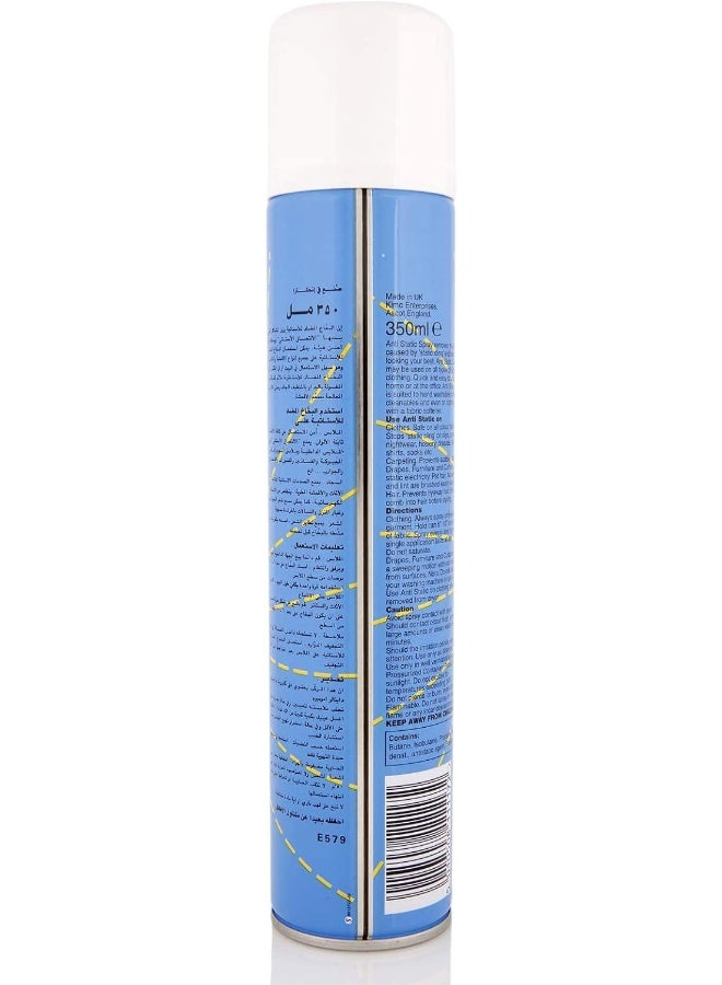 Big D Anti-Static Spray 350ml – Neutralizes Static Electricity, Prevents Fabric Clinging, Non-Staining Formula for Clothes, Upholstery & Fabrics - Image 2