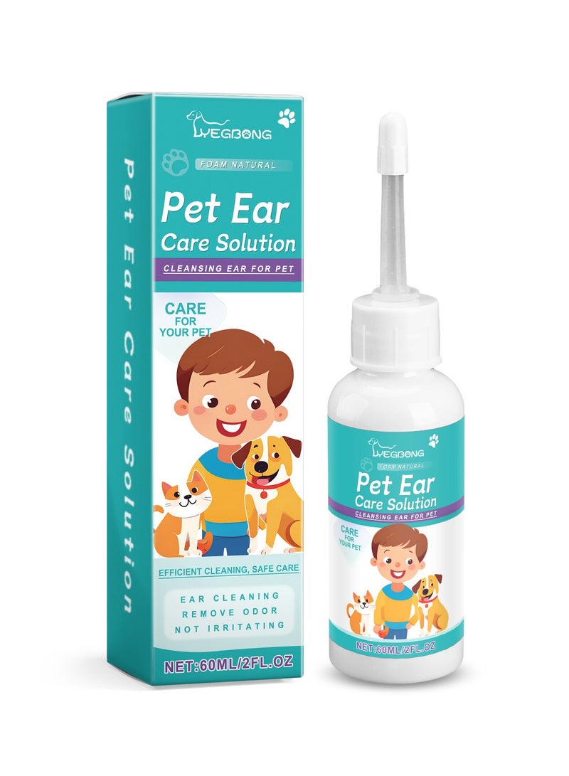 YEGBONG YEGBONG pet ear cleaner, cat and dog ear ear mite relief, moisturizing, cleaning and decontamination care agent  - Image 2
