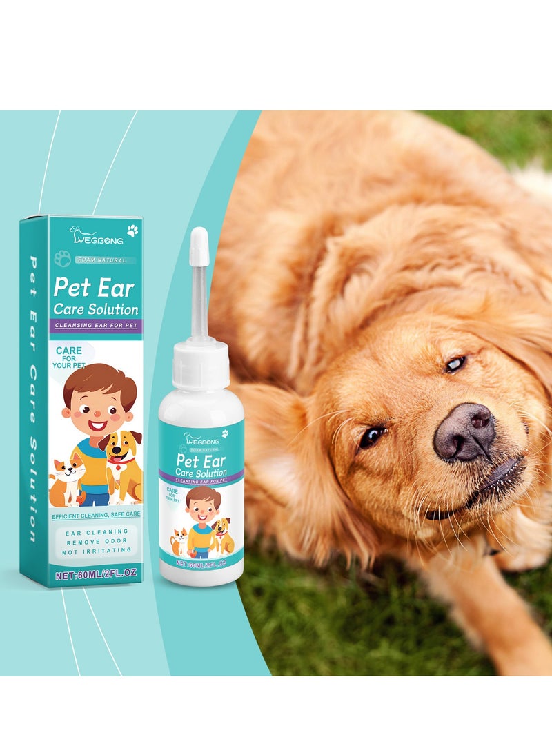 YEGBONG YEGBONG pet ear cleaner, cat and dog ear ear mite relief, moisturizing, cleaning and decontamination care agent  - Image 1